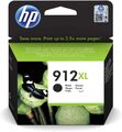 HP 912XL (3YL84AE) Original Druckerpatrone Schwarz mit hoher Reichweite für HP