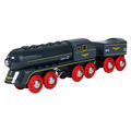 BRIO Lok Zug Speedy Bullet Train 33697 Schwarzer Kugelblitz m. Kohletender Retro