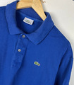 LACOSTE POLOSHIRT Größe 6 / XL Herren Regular Kurzarm Blau