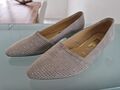 Edle Damen Pumps "Gabor" Gr. 4,5 (Gr. 37,5) Schuhe Ballerina m. Absatz beige