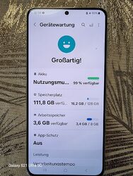 Samsung Galaxy S21+ 5G SM-G996B/DS - 128GB - Phantom Silver (Ohne Simlock)