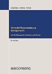 Vorschriftensammlung Europarecht mit Einführung für Stud... | Buch | Zustand gutGeld sparen und nachhaltig shoppen!