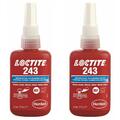 2 x LOCTITE 243 Schraubensicherung Mittelfest blau 50ml 1335884 Schrauben-Fix