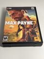 Rockstar Games Presents: Max Payne 3 (PC-DVD-ROM, 2012) Komplett 4-Disc Box Set