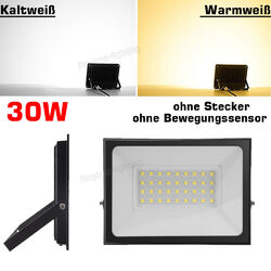 10W-500W LED Fluter mit Bewegungsmelder/Stecker Außen Strahler Scheinwerfer IP65✔Kaltweiß✔Warmweiß✔20W/30W/50W/70W/100W/150W/200W/300W