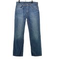 Levi's 514 Herrenjeans Denim blau Größe 32 W32 L30 gerades Bein 5-Taschen Design