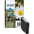 Original XL Epson Druckerpatrone T1812 cyan blau Gänseblümchen Serie T18 Blume