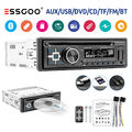 1 DIN Autoradio Mit CD DVD Player MP3 AUX Eingang FM Radio USB Bluetooth