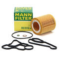 MANN Ölfilter + Dichtungen Ölfiltergehäuse Ölkühler für BMW N51 N52 N53 N54 N55