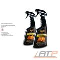 2x MEGUIARS 473ml GOLD CLASS LEATHER UND VINYL CLEANER LEDERREINIGER INNENRAUM