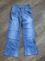 Damen Jeans, Hellblau, Gr. 34, Zara, gerade angesagt