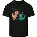 T-Rex Eating the Last Unicorn Dinosaurier lustig Herren Baumwolle T-Shirt Top