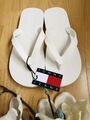 Damen Tommy Hilfiger Jeans Beach Flip Flops Zehentrenner Rutschhemmender Gr.39