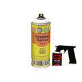 3 x Brantho-Korrux "3in1", Farbton MB 7350 sdgl., 400 ml Spray + 1 x Handgriff