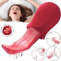 Zunge Lecken Vibrator G-punkt Klitoris Nippel Stimulator Sexspielzeug Für Frauen