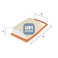 UFI Luftfilter 30.793.00 Filtereinsatz für FIAT OPEL COMBO Großraumlimousine X12