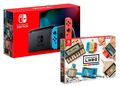 Nintendo Switch-32GB-Neon-Rot/Neon-Blau + Nintendo Labo Multi set. Ink. 1 Spiel