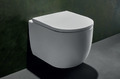 AXENT. ONE C Wand-WC spülrandfrei, weiß Infinity flush, easy clean + WC-Sitz