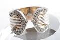 Brillant Diamant Ring 22 Brillanten 0,22ct 585 Tricolor Gold mehrfarbig 48 .