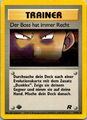 Pokemon Der Boss hat immer Recht 73/82 Team Rocket Deutsch Vintage 1. Edition