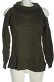 HOLLISTER Häkelpullover Damen Gr. DE 36 khaki Casual-Look