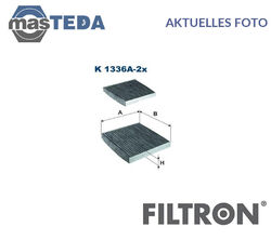 K1336A-2X INNENRAUMFILTER POLLENFILTER FILTRON FÜR BMW X3,X4,F25,F26 3L,2L,1.6L