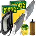 MANN FILTER INSPEKTIONSPAKET passend für BMW X3 F25 x/sDrive 18d 20d 30d