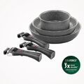 Bratpfannen Set Pfanne ZWILLING BALLARINI TORRE 28 + 24 + 16 cm + 3 Griffe