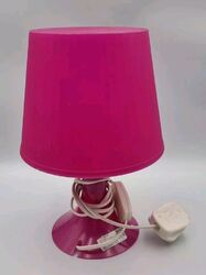 Ikea Lampan rosa Tischlampe Pat getestet hot pink Schreibtischleuchte Kunststoff 2000er Y2K