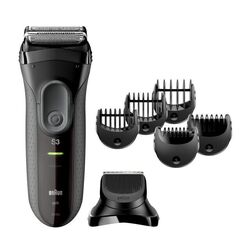 Braun Series 3 Shave&Style 3000BT Barttrimmer in grau Rasierer, wasserdicht