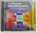 Vintage seltene Mensa Mindbenders (1996) PC CD-ROM Puzzles IQ-Tests (versiegelt unbenutzt)