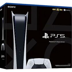 Sony PS5 Digital Edition Spielekonsole - Weiß