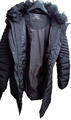 Damen Winterjacke, gefüttert, lang, Gr. 48 schwarz, mit Kapuze, von TCM/Tchibo 