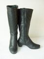 "ECCO" Gr.36 hochwertige Damen Stiefel Leder schwarz NEU!!!