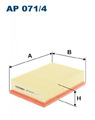 FILTRON (AP 071/4) Luftfilter für OPEL CHEVROLET