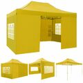 Faltpavillon Faltzelt Pavillon 3x3m 3x4,5m Partyzelt Gartenzelt Klappzelt Markts