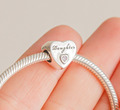 Authentische Tochter Liebe Herz Pandora Charm