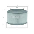 MAHLE Filtereinsatz Luftfilter passend für Ford Ranger BT-50 Pick-up LX 3458