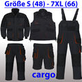 workwear Arbeitshose Latzhose Arbeit Jacke Weste set Cargo Handwerker Gr. 44-66°