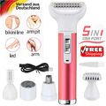 Elektrischer Rasierer Frauen 5in1 Epilierer Bikini Damenrasierer Trimmer Shaver