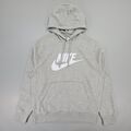 Nike Herren Hoodie Gey Medium Sportbekleidung Club Vlies Grafik Pullover BV2973 063