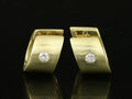 Brillant Ohr Stecker Creolen ca. 0,30ct   12,5g 585/- Gelbgold