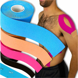 4x Kinesio Tape Rollen Kinesiologie Tape Sporttape Tapeverband Luftdurchlässiger