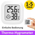 Digital Hygrometer Mini Thermometer Luftfeuchtigkeit Temperaturmesser Slim Klein