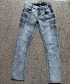 Kinder Jeans Gr. 146 Jeanshose Hose grau 