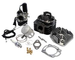 70ccm Sport Tuningkit 2Extreme mit 17,5mm Vergaser Minarelli liegend AC 2-Takt