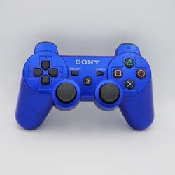 Original Sony Playstation 3 DualShock 3 / PS3 Wireless Controller / Blau Defekt 