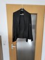 Dunkelgraue / schwarze Strickjacke o. V. – Esprit – Gr. L