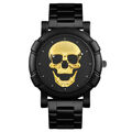 Armbanduhr Skull Totenkopf Gold - Steampunk Gotik