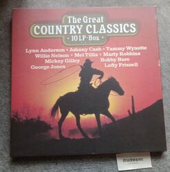 The Great Country Classics [10 Vinyl/LP in Box]. Anderson, Lynn, Johnny Cash Tam